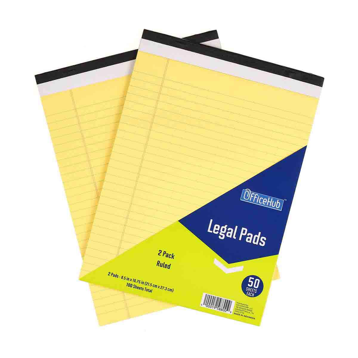 Yellow Legal Pads, 2 Pack