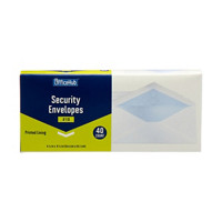 OfficeHub #10 Security Envelopes with Printed Lining, 40 Count