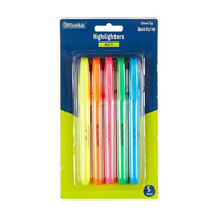 OfficeHub Pocket Colorful Highlighters, 5 Count