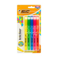 BIC Brite Liner Highlighter with Chisel Tip, Pack of 5