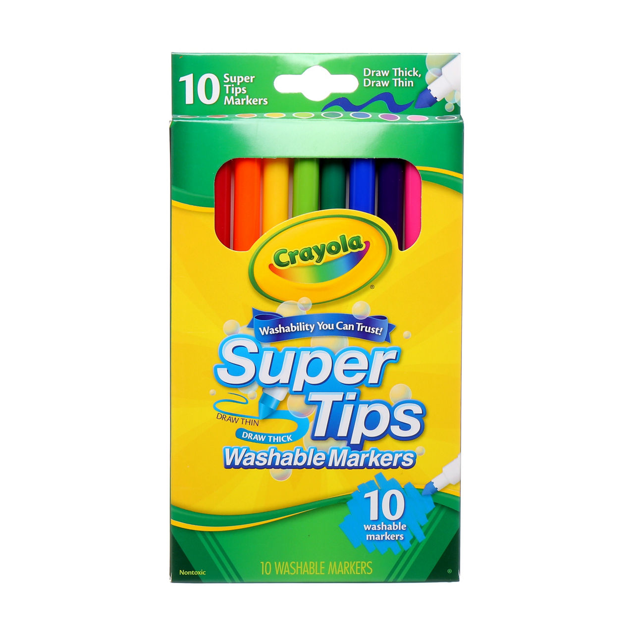 Crayola Super Tips Washable Markers 100 Count, 1 - Fry's Food Stores