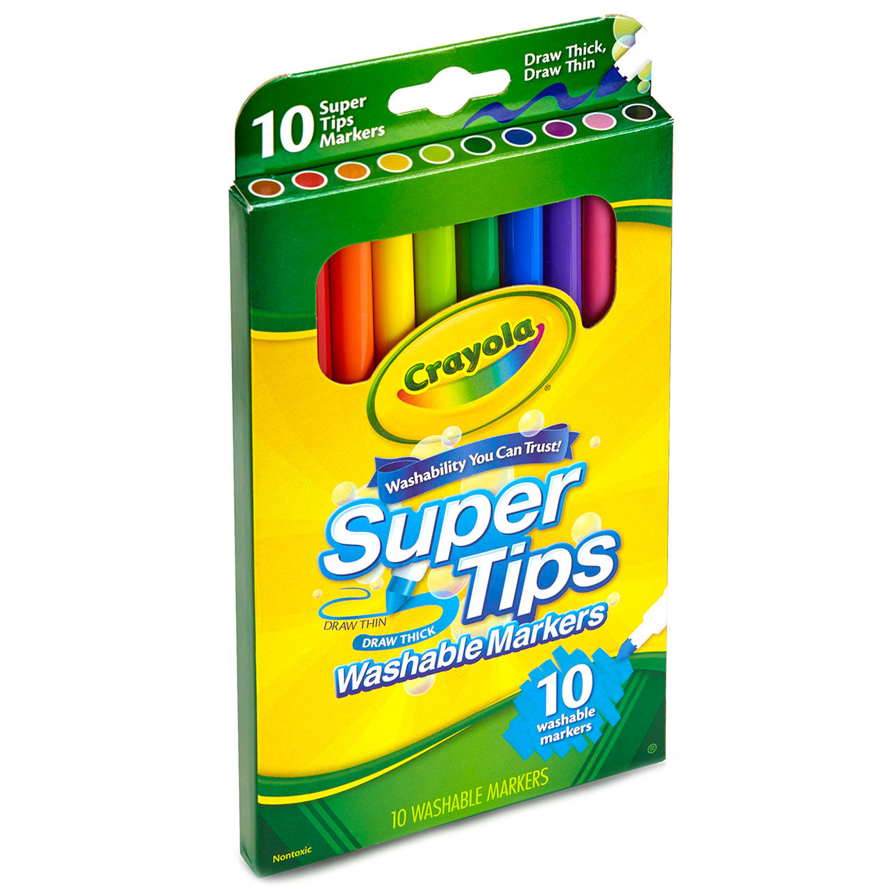 Crayola Fine Tip Markers, 10 Pack Classic Colors