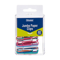 OfficeHub Jumbo Paper Clips, 40 Count