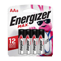 Energizer MAX AA Alkaline Batteries, 8 ct