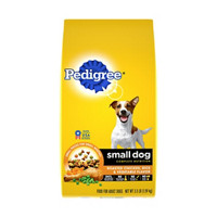 PEDIGREE Small Dog Complete Nutrition Adult Dry Dog Food Roasted Chicken, Rice & Vegetable Flavor Dog Kibble, 3.5 lb. Bag