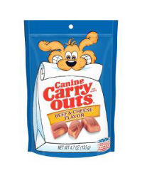 Canine Carry Outs Beef & Cheese Flavor Dog