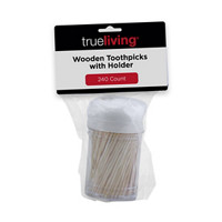 trueliving Toothpick Holder, 240 Count