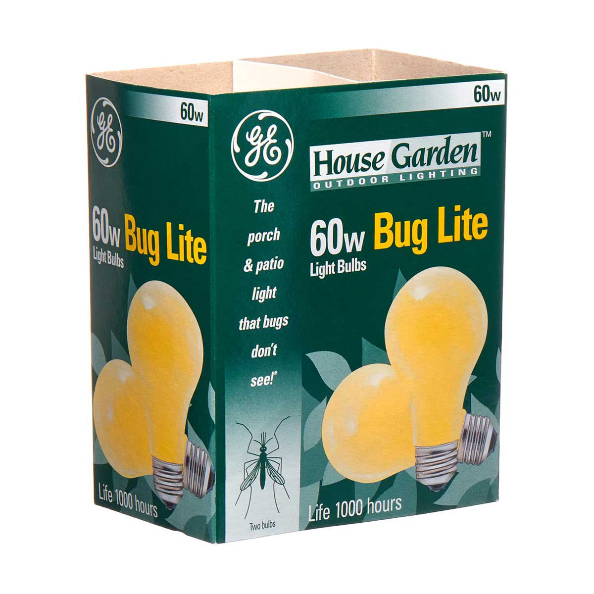 GE 60W Bug Light, 2 Pack