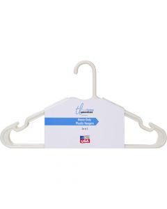 Trueliving Heavy Duty Plastic Hangers, 3 Pack