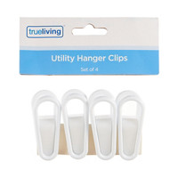 TrueLiving Utility Hanger Clips, 4 pk
