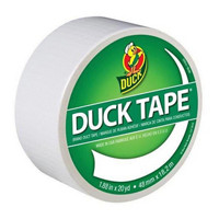 Duck Brand Duct Tape, White- 1.88 in x 20 yd