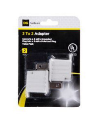 DG Hardware 3 to 2 Adapter- 2 Pack