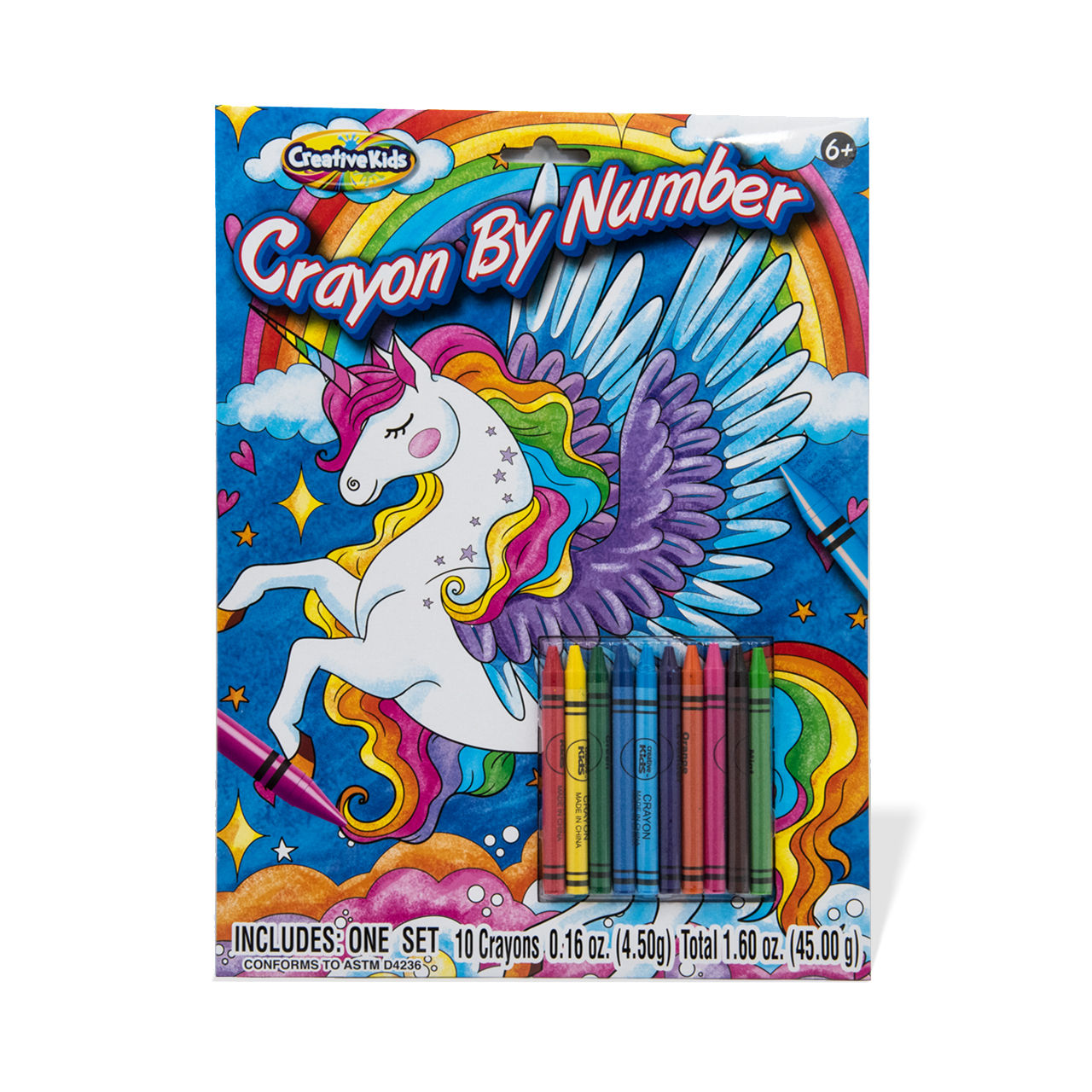 Crayon Color By Number Kit