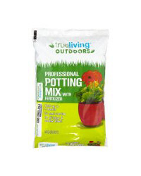 True Living Outdoors Professional Potting Mix with Fertilizer, 14 qt