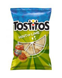 Tostitos Flavored Tortilla Chips Hint of Lime, 11