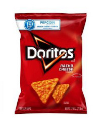 Doritos Nacho Cheese Flavored Tortilla Chips, 2.75 oz 
