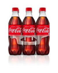 Coca-Cola Soda Soft Drink, 16.9 fl oz, 6