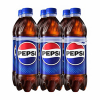 Pepsi Cola Soda, 16.9 Oz Bottles, 6 Pack