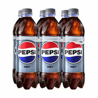 Diet Pepsi Cola Soda 16.9 oz, 6 ct