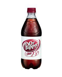 Dr Pepper Diet Soda, 20 fl oz