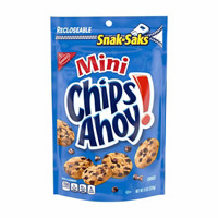 CHIPS AHOY! Mini Original Chocolate Chip Cookies, Snak-Saks, 8 oz