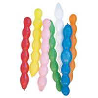 Squiggly Balloons, Assorted, 15 Count