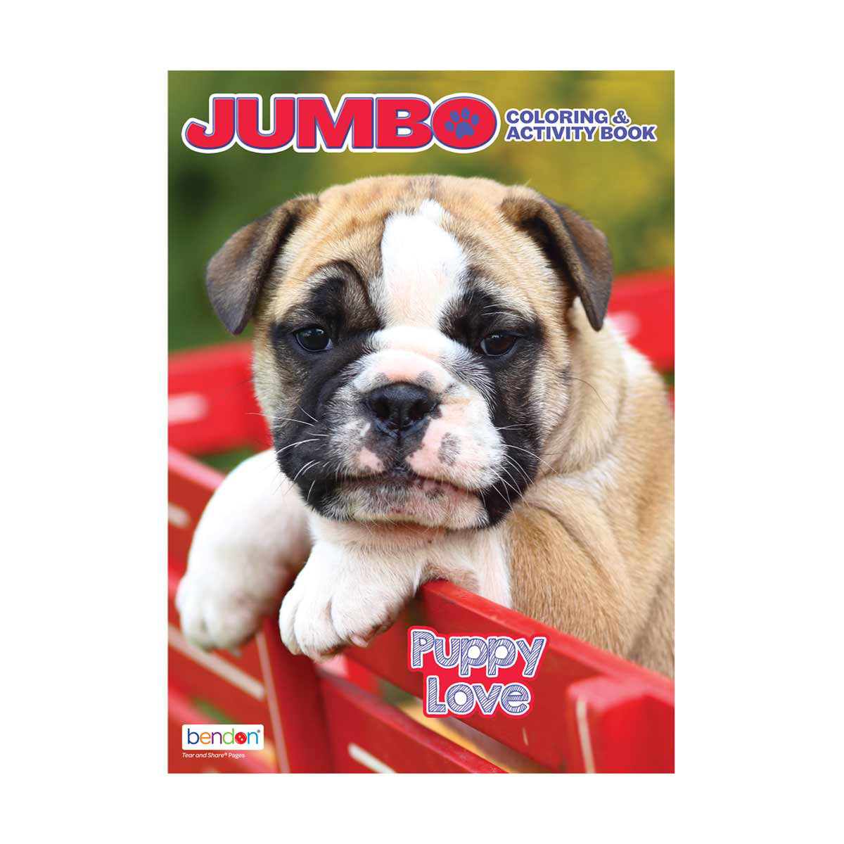 Bendon Jumbo Puppy Love Coloring & Activity Book