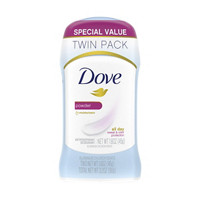 Dove Invisible Solid Powder Antiperspirant Deodorant Stick, 2 Pack