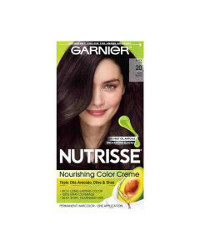 Garnier Nutrisse Nourishing Hair Color Creme, 20 Soft Black