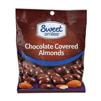 Sweet Smiles Chocolate Covered Almonds, 3 oz