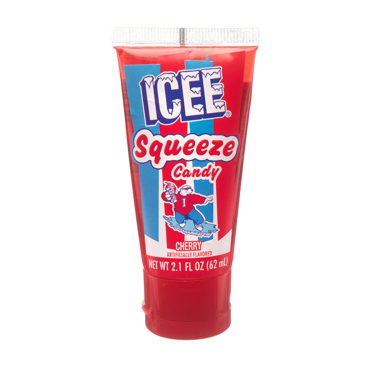 Icee Blue Raspberry Flavored Squeeze Candy, 2.1 fl oz