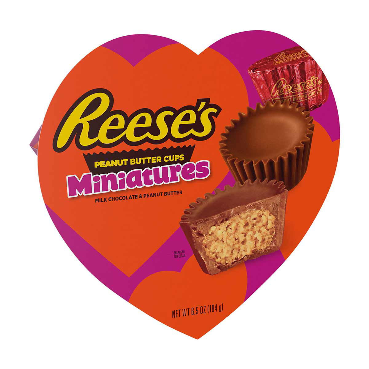 Reese's Miniatures Milk Chocolate Peanut Butter Valentine's Day Candy