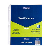 OfficeHub Sheet Protectors, 20 Pack