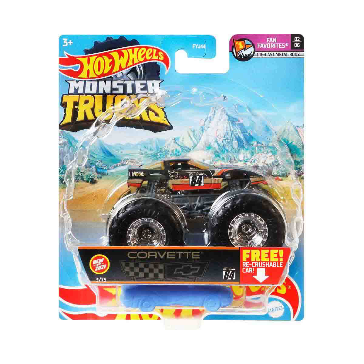 Hot Wheels Monster Trucks 2021 Die-cast Trucks