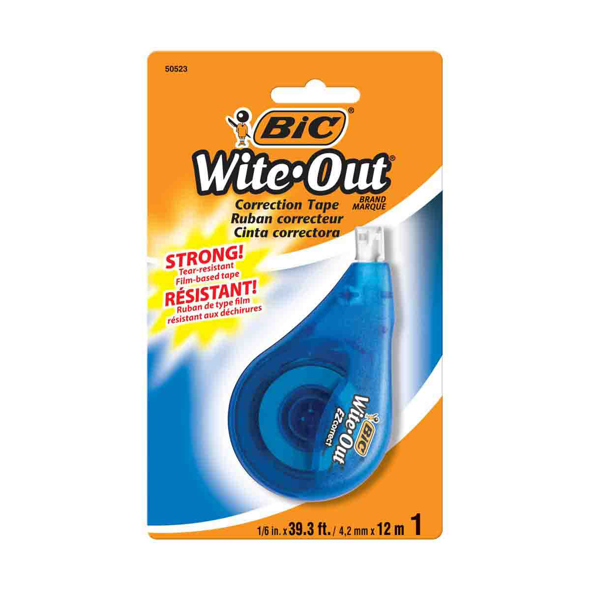 Bic Wite-Out Correction Tape, Exact Liner