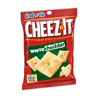 Cheez-It Baked Snack Cheese Crackers, White Cheddar, 3 oz