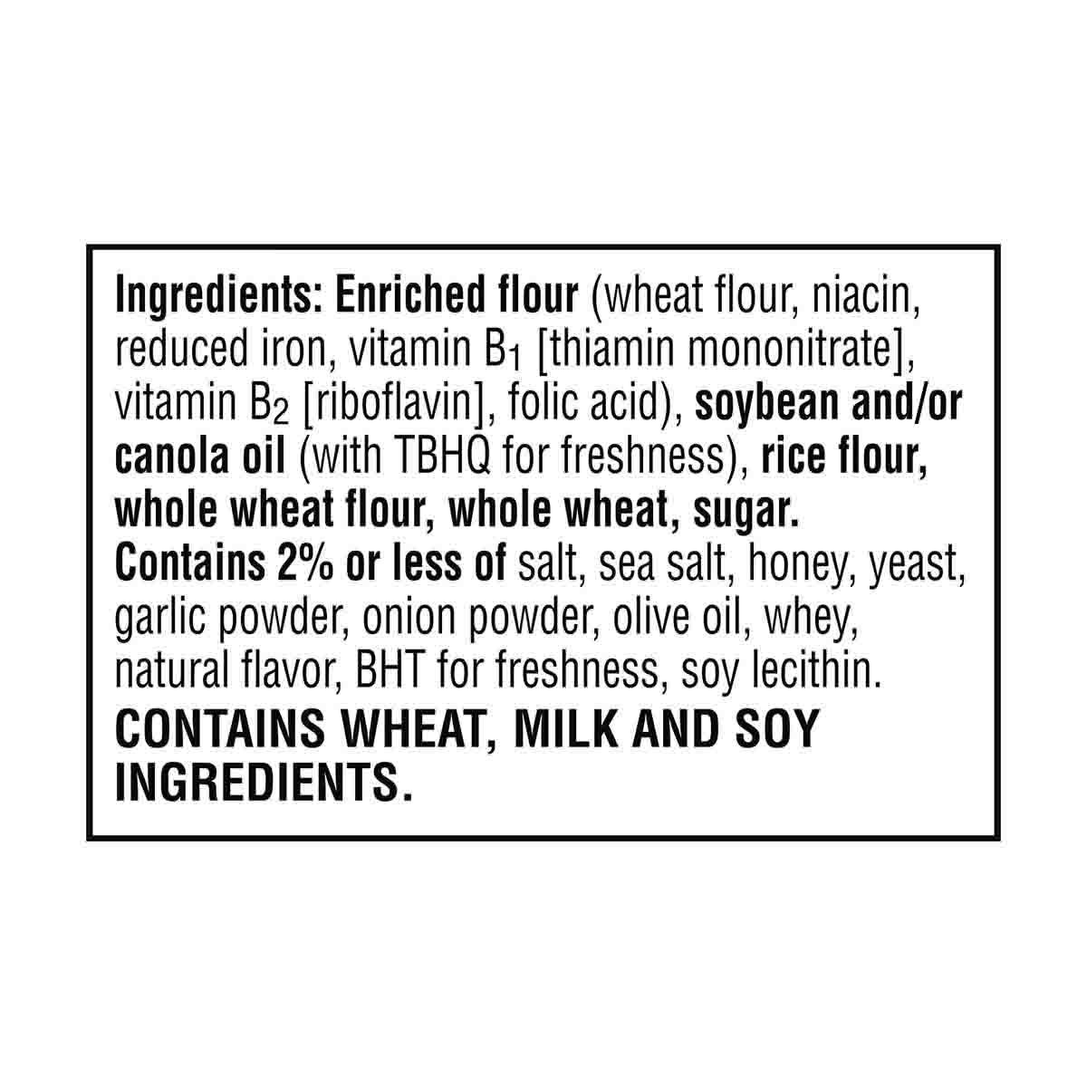 Kellogg's Town House Sea Salt & Olive Oil Flatbread Crisp Crackers, 9.5 oz.