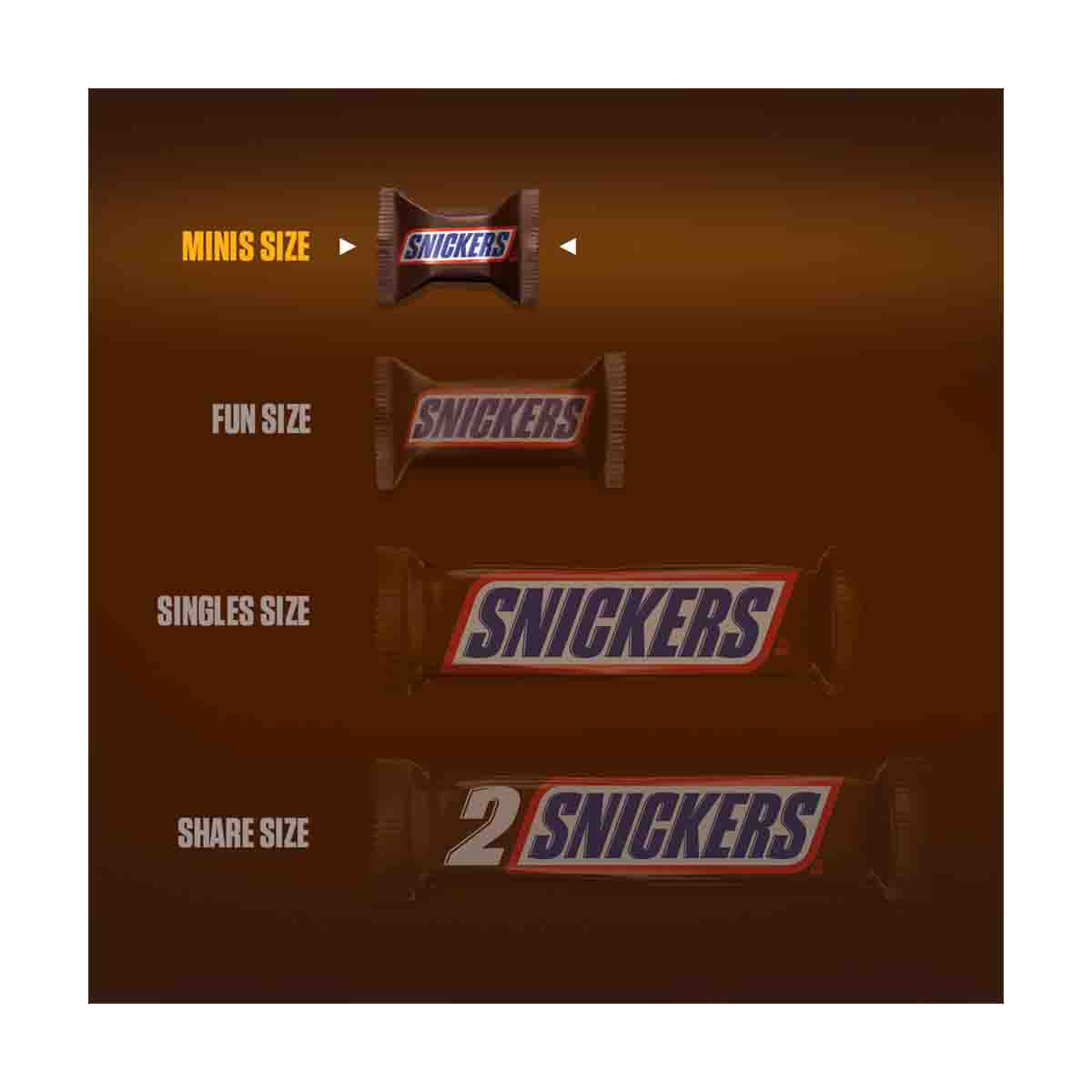 Snickers Minis Size Chocolate Candy Bars