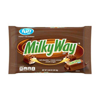 Milky Way Chocolate Candy Bar Fun Size Bag,