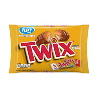 Twix Caramel Fun Size Chocolate Cookie Candy Bag,