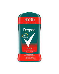 Degree Sport Antiperspirant Deodorant for Men, 2.7 oz, 2 ct