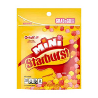 Starburst Original Minis Fruit Chews Candy Grab N Go Resealable Bag, 8 oz.