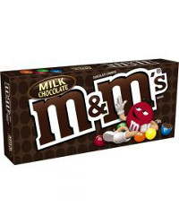 M&M'S Milk Chocolate Candy Movie Theater Box, 3.1 oz.