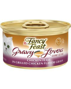 Purina Fancy Feast Gravy Lovers Chicken Feast Gourmet Cat Food, 3 oz