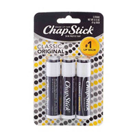 ChapStick Classic Original Lip Balm, Pack of 3