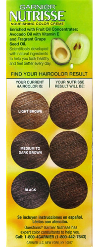 Garnier Nutrisse Nourishing Hair Color Creme, 53 Medium Golden Brown (Chestnut)