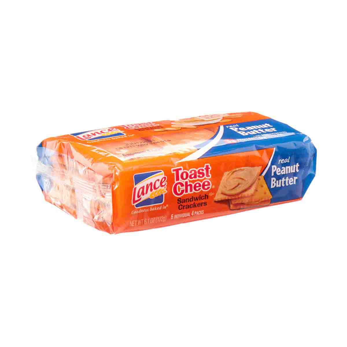 Lance ToastChee Peanut Butter & Cheddar Crackers, 6.1 oz.