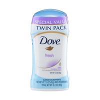 Dove Women Invisible Solid Fresh Anti-Perspirant Deodorant, Pack of 2