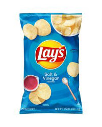 Lay's Salt & Vinegar Potato Chips, 7.75 oz