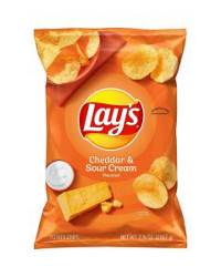 Lay's Potato Chips Cheddar & Sour Cream, 7.75 oz